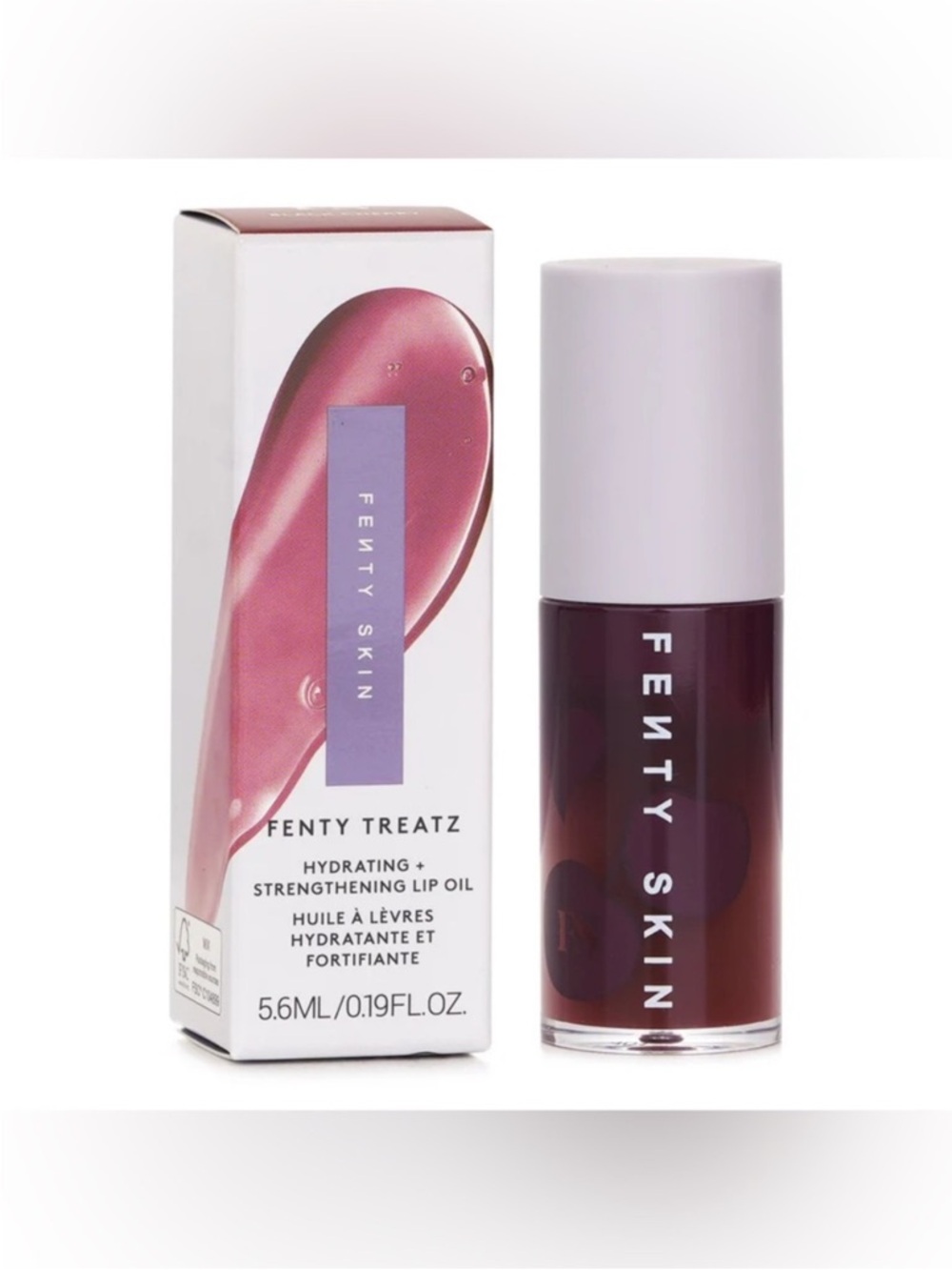 Fenty Treatz Lip Oil Hydrating Lip Oil in Black Cherry NEW